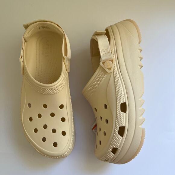 Crocs Hiker Xscape Clogs M13/W15 in Vanilla Neutral Chunky Platform Unisex NWT main image 11